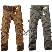 【cw】Military Tactical pants men Multi-pocket washed overalls men loose cotton pants male cargo pants for men trousers,size 28-42