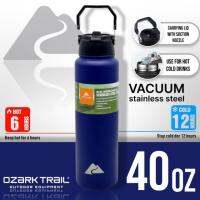 ?จำนวนจำกัด? กระบอกน้ำเก็บอุณหภูมิ OZARK TRAIL Tumbler Stainless 40oz กระบอกน้ำ แทงค์น้ำ 1200ml ทรงสูง หูหิ้ว เก็บอุณหภูมิร้อนเย็น 12-24ชม. ??