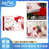 JUE-FISH ของขวัญวันวาเลนไทน์สำหรับแฟนภรรยาตาบอดกล่องของขวัญ24ตารางโรแมนติก DIY เครื่องประดับสร้อยข้อมือสร้อยคอวันเกิดที่น่าแปลกใจกล่องคริสต์มาสจุติปฏิทินตาบอดกล่องความงามแต่งหน้าแปลกใจกรณีสร้างสรรค์วันหยุดบรรยากาศอุปกรณ์ประกอบฉากบ้านเครื่องประดับคริสต์มาส