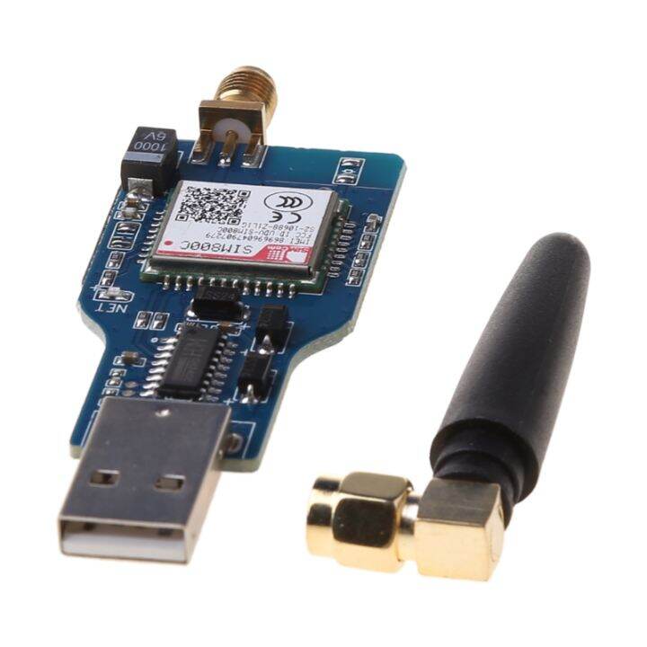 USB To GSM Module Board Quad-band GSM/GPRS SIM800C SIM800 Module with ...