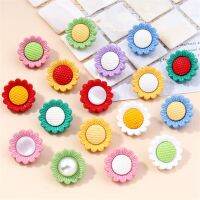 10PCS Childrens Clothes Buttons Sweater Pajamas Cartoon Color Flowers Tops Decorative Buttons Accessories Wholesale Haberdashery