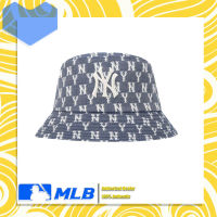 100% authentic MLB cap JACQUARD MONOGRAM BUCKET HAT NEW YORK YANKEES bucket hat sun hat Korean bucket hat comfortable breathable fashion hat can be used for both men and women