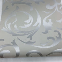 Grey 3D Victorian Damask Embossed Wallpaper Roll Home Decor Living Room Bedroom Wall Coverings Silver Floral Luxury Wall Paper