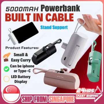 5000mAh Mini Power Bank USB Type-C Backup Portable External Battery Fast  Charger