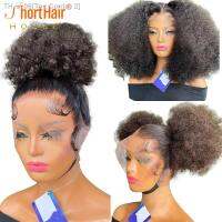 Fluffy Afro Kinky Curly Wigs Human Hair Invisible 360 Lace Frontal Wigs for Women PrePlucked Brazilian Full Lace Wigs 250Density [ Hot sell ] Toy Center 2