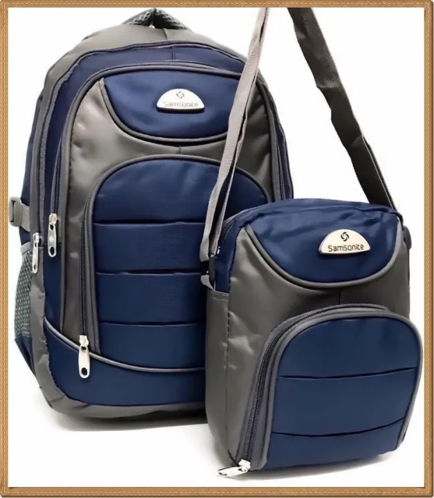 Samsonite 2in1 Backpack and Sling Bag Unisex backpack bag Lazada PH
