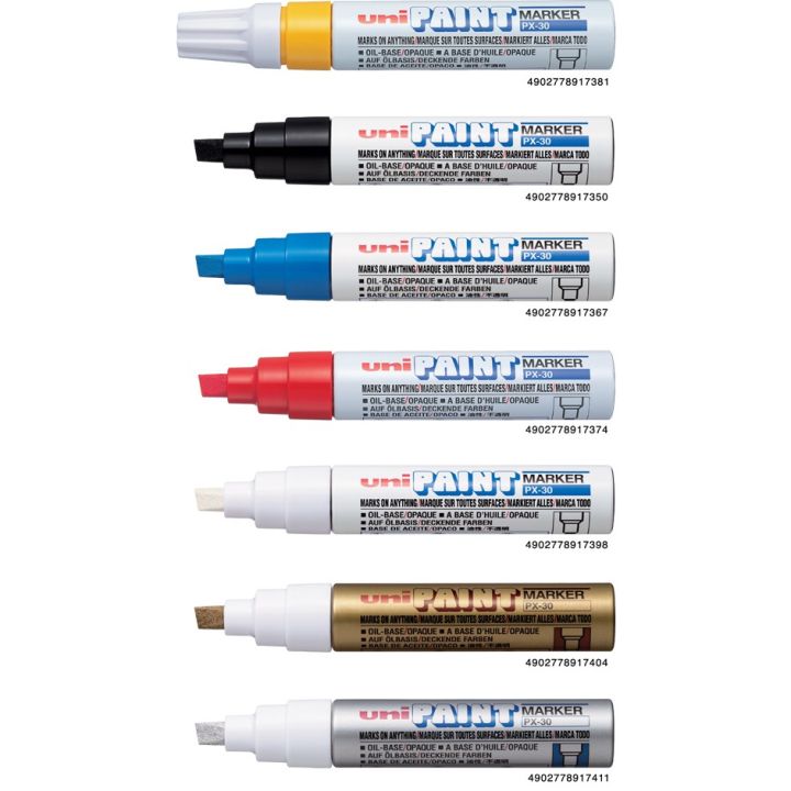 ปากกาเพ้นท์-uni-px-30-ยูนิ-เพ้นท์มาร์คเกอร์-uni-paint-marker-ปากกาน้ำมัน-ปากกาเขียนครุภัณฑ์-ปากกาอุตสาหกรรม-by-ล้ำฟ้า-lamfa