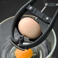 №▫ Egg Shell Breaker Egg Scissors Stainless Steel Eggshell Cutter Quail Egg Opener Egg Topper Cracker Separator For Kitchen Tool