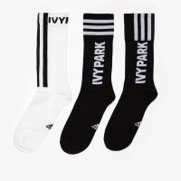 ถุงเท้า ADIDAS Adidas x Ivy Park Logo Socks 3PK แพค 3 คู่ [ลิขสิทธิ์แท้ / ป้ายไทย][ Gk7376 ]