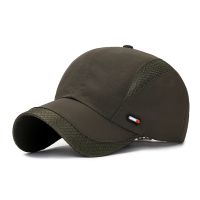 Ethel Store】หมวกแก๊ปแห้งเร็วสำหรับผู้ชาย,หมวกแก๊ปแห้งเร็วสำหรับเล่นกีฬาฤดูร้อนหมวกแก๊ปตาข่ายธรรมดาหมวกกันแดดมียอดแหลมหมวกสีเข้มกันแดด