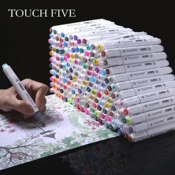 TouchFIVE 30/40/60/80/168 Color Art Markers Set Dual Headed Artist