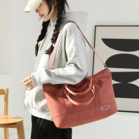 Large Capacity Canvas Shoulder Bag New Fashionable Korean Style Japanese Womens Tote Bag Student School Bag Shoulder Bag Women