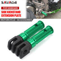 แป้นเหยียบที่รองเท้าด้านหน้าที่พักเท้าสำหรับ KAWASAKI Z1000 Z800 Z750R ZX-10R ZX-6R CNC อุปกรณ์เสริมรถจักรยานยนต์