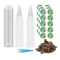 121 Pcs Seed Pods Kit เหมาะสำหรับระบบปลูกพืชไฮโดรโปนิกส์สำหรับพืชอุปกรณ์ไฮโดรโปนิกส์กลางแจ้งและในร่ม