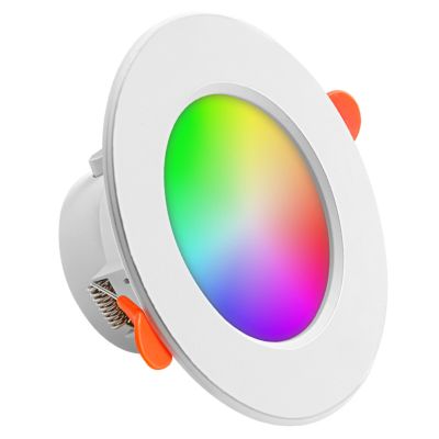 [ลดราคา] LED Downlight โคมไฟเพดานหรี่แสงได้ WIFI โทรศัพท์มือถือควบคุม RGB LED โคมไฟเพดาน Spot Light สำหรับห้องนอนห้องครัวบ้าน [Yococo]