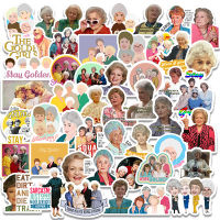 50pcsPack The Golden Girls Stickers Waterproof Skateboard Motorcycle Guitar Luggage Laptop Bicycle Sticker Kids Toys