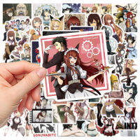 103050Pcs เกม Steins:Gate Graffiti สติกเกอร์สำหรับแล็ปท็อปสเก็ตบอร์ดรถจักรยานยนต์รถ Graffiti สติกเกอร์กันน้ำเด็ก Decal Packs