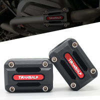 SRA สำหรับ HONDA TRANSALP700 TRANSALP 600 650 700 XLV 22/25/28มม. แถบกันชนเครื่องยนต์มอเตอร์ไซค์บล๊อกป้องกันตกแต่งเคสกันกระแทก