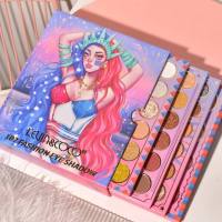 KEVIN&amp;COCO 102colour freedom girl KC234394 eyeshadow palette set Hongxuan Cosmetics พาเลทอายแชโดว์ 102 สี เนื้อใยไหม