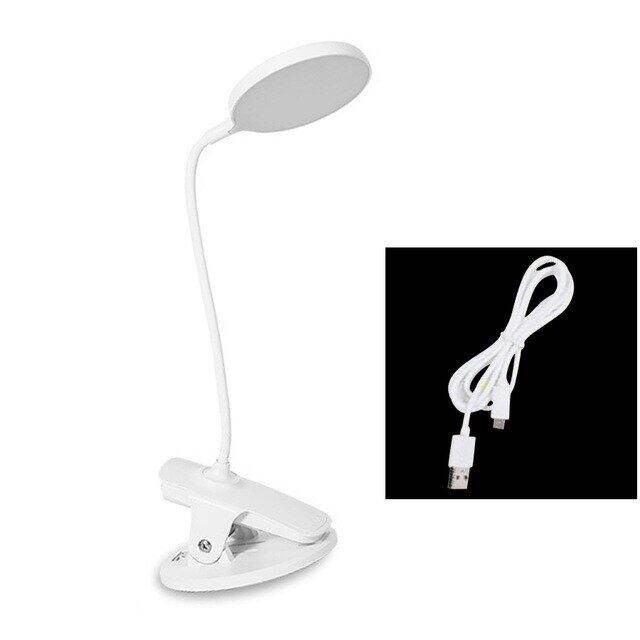 Mesa De Lampara Desktop Flexible Clip Port USB with Lamp Table Led ...