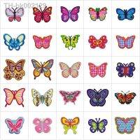 □ Exquisite Butterfly Patches DIY Accessories Embroidery Stickers Fusible Glue Bag Decoration Clothing Accessories