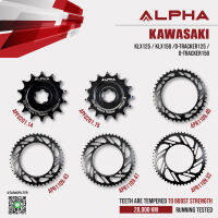 ALPHA SPROCKET สเตอร์มอเตอร์ไซค์ ใช้สำหรับ Kawasaki KLX125 / KLX150 / D-tracker125 / D-Tracker150 [ APF0201 / APR1109 ]