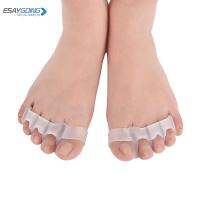 EASYGOING 1 คู่ที่รองปุ่มหัวแม่เท้าเจลแผ่นสำหรับเนื้อพอง Splint Kit ชุดป้องกัน Toe Hallux Valgus Relief Big Toe Spacers สำหรับสตรีและผู้ชาย