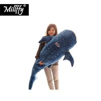 【A Great】 D Ropshipping Millffy ยักษ์ Blueshark ของเล่นนุ่มของเล่นตุ๊กตาเบาะยัดไส้สัตว์ทะเล Peluche สำหรับเด็ก