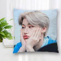 （ALL IN STOCK XZX）San Ateez padded pillowcase for sofa/home/car accessory zipper pillowcases   (Double sided printing with free customization of patterns)