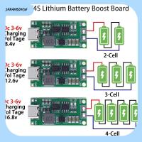 SARAHBOWSH 18650 7.4V 11.1V 14.8V Type-C ถึง8.4V 12.6V 16.8V แบตเตอรี่ลิเธียมชาร์จเพิ่มโมดูล2S 3S 4S