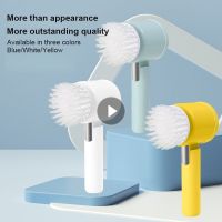 ✻❏✻ Electric Cleaning Turbo Scrub Brush Adjustable Waterproof Cleaner Long Handle Cordless Rotating Scrubber Bathroom Cleaning Brush