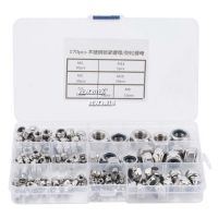 170Pcs M3 M4 M5 M6 M8 M10 M12 Stainless Steel Self-Locking Hex Nut Insert Lock Nuts Bolts Anti-Loose Locknut Hardware Fastener Nails  Screws Fasteners