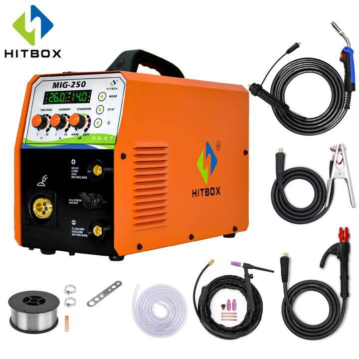HITBOX Mig Welding Machine Semi-Automatic Synergy 220V Tig Arc Welder ...