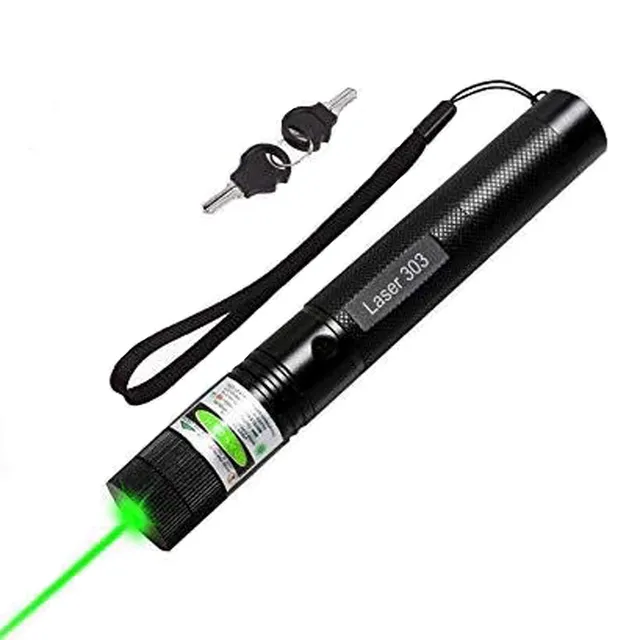 High Power Burning Green Laser Pointer Pen 303 532nm Adjustable