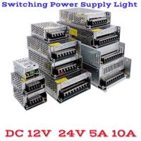 ( Promotion+++) คุ้มที่สุด Switching Power Supply Light หม้อแปลง AC 110V 220V ถึง DC 12V 24V แหล่งจ่ายไฟอะแดปเตอร์สำหรับ LED Strip CCTV ราคาดี หม้อแปลง หม้อแปลง ไฟฟ้า หม้อแปลงไฟ หม้อแปลง 12v