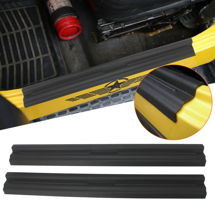 door-sill-protectors-guards-plate-entry-guard-kit-for-97-06-jeep-wrangler-tj-interior-accessories-full-protection