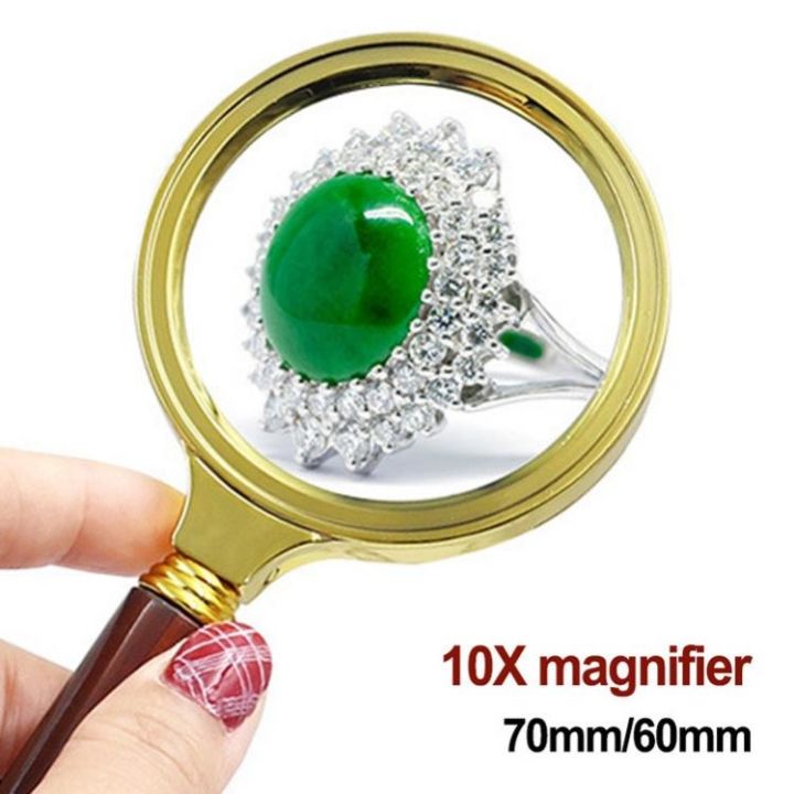 10x-magnifier-handheld-portable-magnifying-glass-loupe-for-book-reading-newspaper-jewelry-jade-antique-appraisal