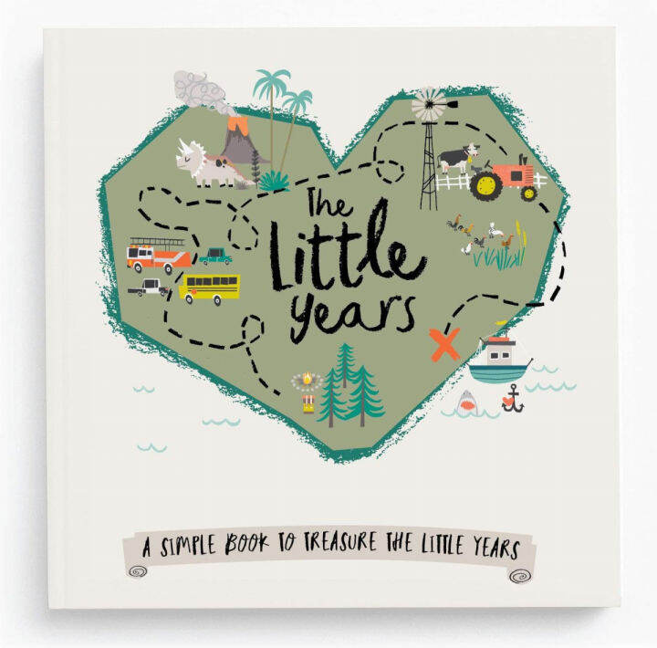 lucy-darling-the-little-years-toddler-baby-memory-book-ages-1-to-6-years-old-album-for-baby-boy-milestone-scrapbook-to-record-precious-memories-keepsake-record-book