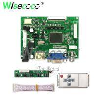 Wisecoco บอร์ดขับ VGA อินพุต AV,บอร์ดขับ VGA 50พินเหมาะสำหรับ AT090TN10 AT090TN12จอ