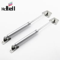 2Pcs100N /10kg Copper Force Cabinet Door Lift Support Gas Strut Hydraulic Spring Hinge Kitchen Cupboard Hinge Furniture Hardware Medicine  First Aid S