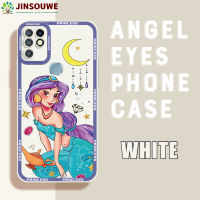 Jinsouwe เคสโทรศัพท์สำหรับ Infinix เคส Hot10 10 /X682B X682C สำหรับเด็กหญิงเด็กชายปลอกการ์ตูนเจ้าหญิงยางนิ่มฝาหลัง