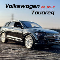 【RUM】1:36 Scale Volkswagen Touareg Alloy Car Model diecast car Toys for Boys baby toys birthday gift car toys kids toys car model car Boys toys model