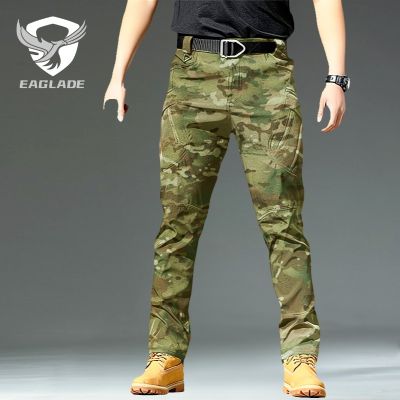 ┅◊ Eaglade กางเกงคาร์โก้ยุทธวิธี สําหรับผู้ชาย IX9Stretch In Camo กันน้ํา ยืดหยุ่นได้