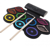 Colorful Portable Roll Up Electronic Drum Set 9 Silicon ชุดกลองไฟฟ้า ชุดกลองซิลิโคน