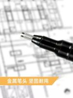 Zhongbai double-line needle tube hook line pen examination with 0.3 strong second-level architect net red drawing