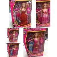 Barbie ตุ๊กตา Barbie สำหรับเด็กผู้หญิงเด็กน้อย S ตุ๊กตา Barbie ตุ๊กตา Barbie กับนาฬิกาสำหรับเด็กผู้หญิงเด็กน้อย