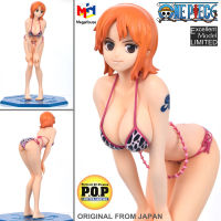 Figure ฟิกเกอร์ งานแท้ 100% MegaHouse Portrait Of Pirates จาก One Piece วันพีซ เต็มพิกัดสลัดจอมลุย วันพีช Nami นามิ Pink 1/8 ชุดว่ายน้ำ Limited Edition Ver Original from Japan Anime อนิเมะ การ์ตูน มังงะ คอลเลกชัน ของขวัญ New Collection ตุ๊กตา Model โมเดล