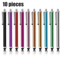 10 Pcs Capacitive Ten Stylus Digital Touch-screen Pen Compatible For Ipad Iphone Tablet Accessories (mixed Color) Stylus Pens