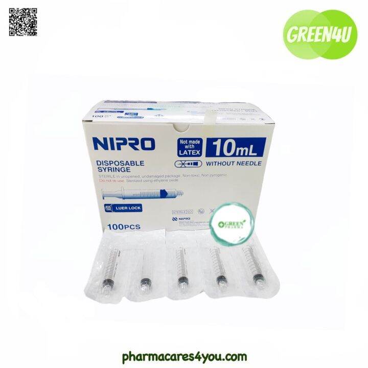 แบ่งขาย-10-ชิ้น-nipro-syringe-หัวล็อค-10-ml