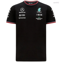 2023 Merce des-AM (สต็อกเพียงพอ) G Petr onas F1 ทีมเสื้อยืดพลัสขนาด XS-5XLคุณภาพสูง size:S-5XL